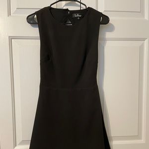 Lulus Fit and Flair Backless Skater Dress